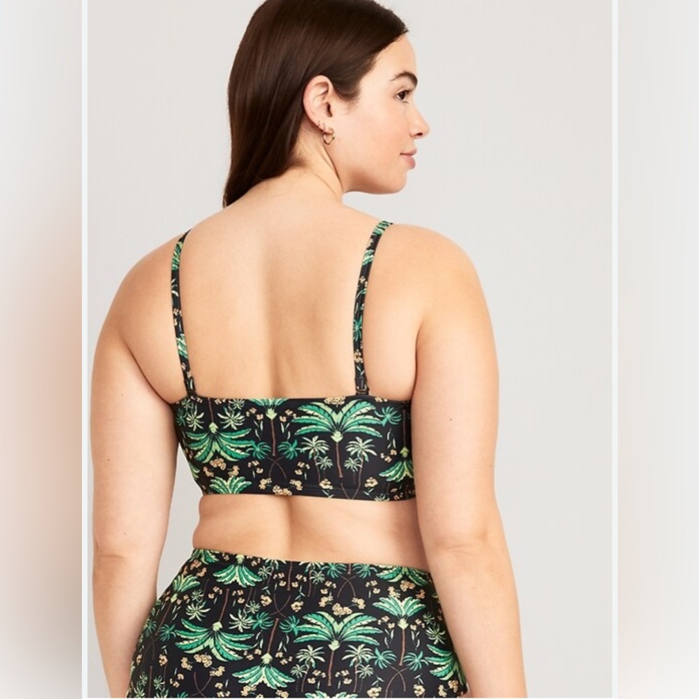 Old navy palm tree two piece swim - Picture 2 of 9